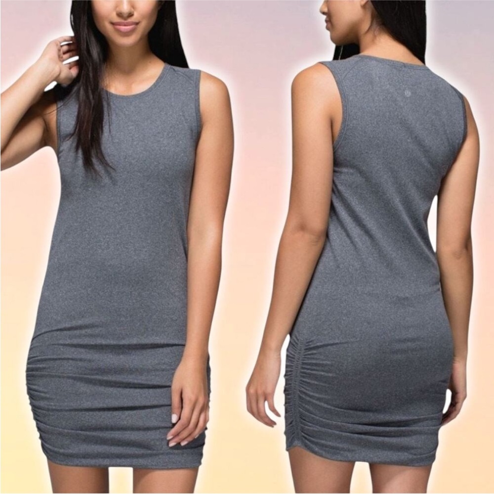 LULULEMON In The Flow Dress Sz 8 Gray